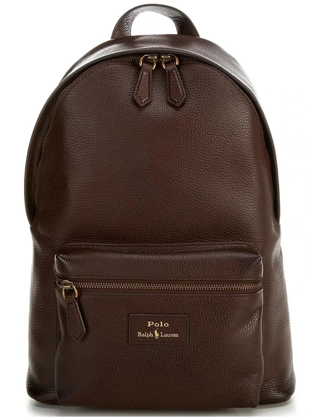 Polo Ralph Lauren Pebbled Leather Backpack. New with tags